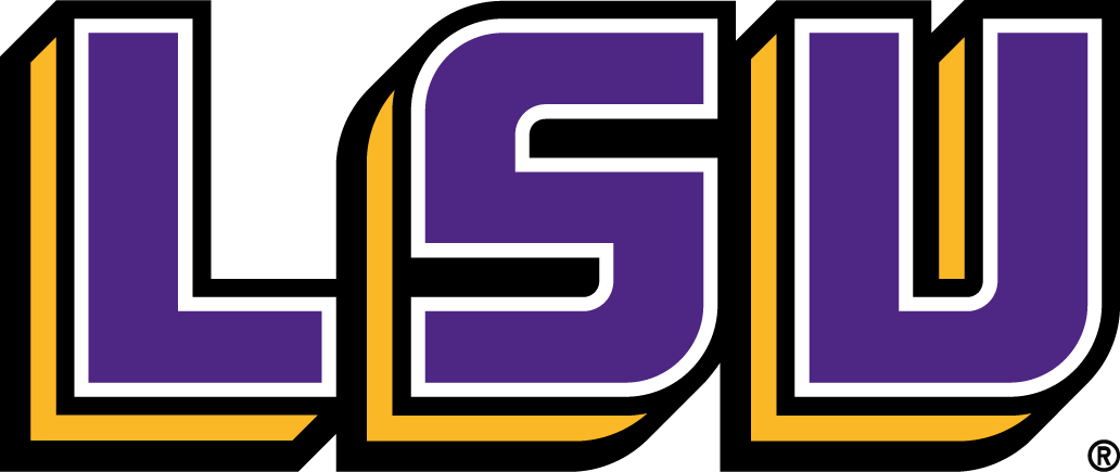 LSU Tigers 2002-Pres Wordmark Logo v3 iron on transfers for fabric